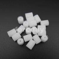 ◎▥ 20PCS NEW Extended Lengthen Plastic Spur Gear (132AL) 0.5 Modulus Aperture 2mm Tight T 13 Gears 0.5M 13T Height 10MM xFD159X20