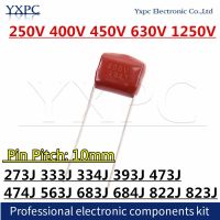 10pcs 250V 400V 450V 630V 1250V Polypropylene film capacitor CBB22 CBB81 273J 333J 334J 393J 473J 474J 563J 683J 684J 822J 823J Electrical Circuitry P