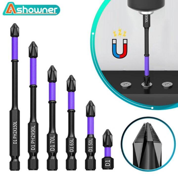 Cross Screwdriver Bits Set - D1 High Hardness Anti-Shock Impact Driver Bits