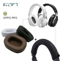 KQTFT 1 Set of Replacement Headband EarPads for OPPO PM3 PM-3 PM 3 Headset Universal Bumper Ear pads Earmuff Cover Cushion Cups