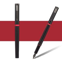 1ชิ้น Jinhao 88A โลหะปากกาหมึกซึมสีดำสีแดงปากกา F เครื่องเขียนอุปกรณ์การเรียนปากกาหมึกงานเขียนในออฟฟิศ
