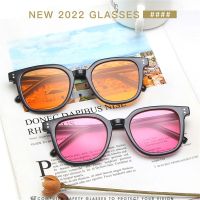 ♤✼☽ Womens Fashion Sunglasses Retro Sun Glasses Female Ins Popular Black Vintage Square UV400 Eyewear