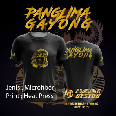 New Fashion(Ready Stock) T-shirt Baju Gayong   Panglima Gayong   Round Neck Short Sleeve  Microfibre 160g m   Heatpress 2023