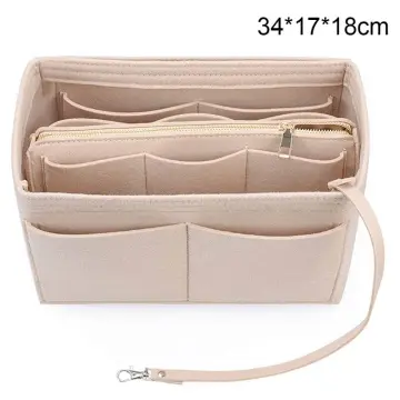 Suede Purse Organizer Insert Divider Bag, Handbag&Tote Shaper Inner Pocket,  Bag in Bag, Fit For Speedy, 2 Style Very Light