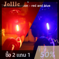 Jollic Sports Outdoors Jcefa 5จอแอลอีดียูเอสบีชาร์จไฟได้จักรยานไฟท้ายจักรยานการขี่จักรยานเพื่อความปลอดภัยนาฬิกาปลุกไฟท้าย