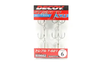 Decoy T-S21 Treble Hooks Size 4