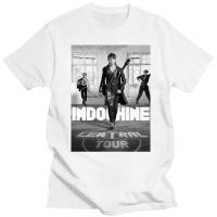 เสื้อยืดแขนสั้นฤดูร้อนแฟชั่นวงดนตรี Indochine