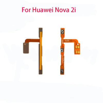 อะไหล่สายเคเบิลยืดหยุ่น Huawei Nova 2i สายเคเบิ้ลยืดหยุ่นสำหรับปุ่มเปิดปิดปุ่มปรับระดับเสียง