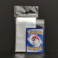 100pcs Pokemon Card Sleeves Transparent Playing Game Card Protector Film Ultraman Naruto Pokemon Case Holder Kids Toys