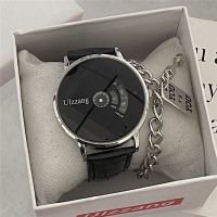 2023 Black technology new concept watch for men and women personality trend student ulzzang fashion belt creative quartz watch