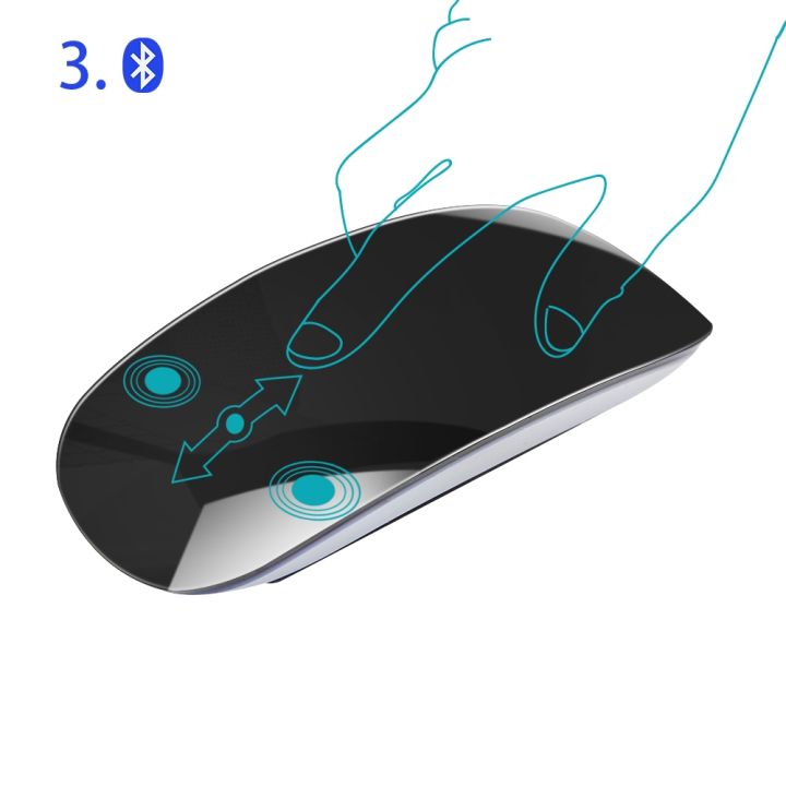 เม้าส์-mouse-บลูทู-ธ-เมาส์-bluetooth-mouse-เมาส์ไร้สาย-slim-wireless-mouse-ergonomic-optical-magic-touch-mause-mice