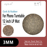 12inch Cork &amp; Rubber Turntable Platter Mat Slipmat For LP Vinyl Record