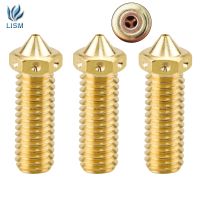 ▥ High Flow Clone Nozzle E3D Brass Volcano CHT Nozzles 0.4/0.6/0.8/1.0/1.2mm Three-eyes Print Head For 1.75mm Filament