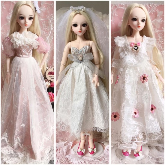 Búp bê mùa đông 11.5 inch Mẫu búp bê xinh đẹp dành cho nữ thời trang Dành  cho bé gái có váy là đồ chơi công chúa - Trung Quốc Đồ chơi