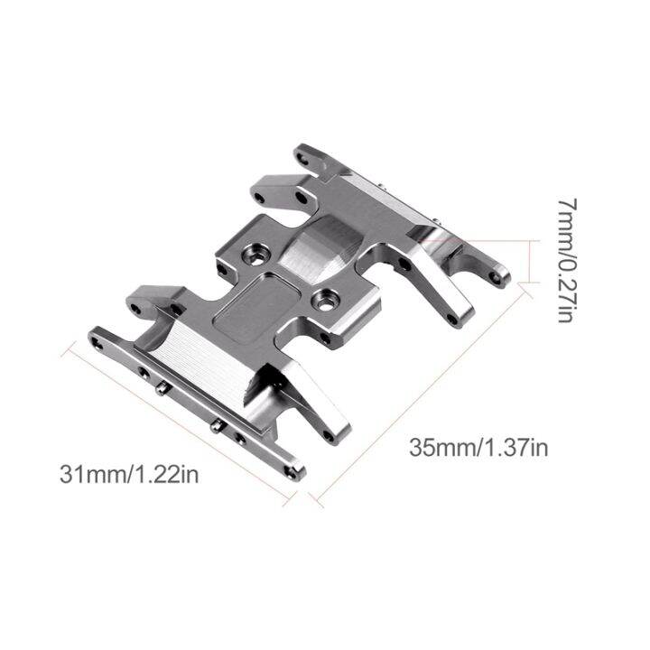 for-axial-scx24-90081-1-24-rc-crawler-car-metal-gearbox-mount-base-transmission-holder-skid-plate-upgrade-parts