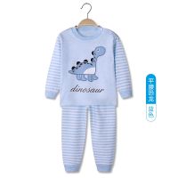 [COD] New childrens underwear set baby autumn clothes long johns and winter one piece on behalf of