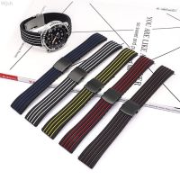 ☍ↂ♈ 18mm 20mm 22mm 24mm Sport Silicone Strap Waterproof Men Rubber Replacement Watch Bands for Samsung S3 Active2 Huawei GT 2 46mm