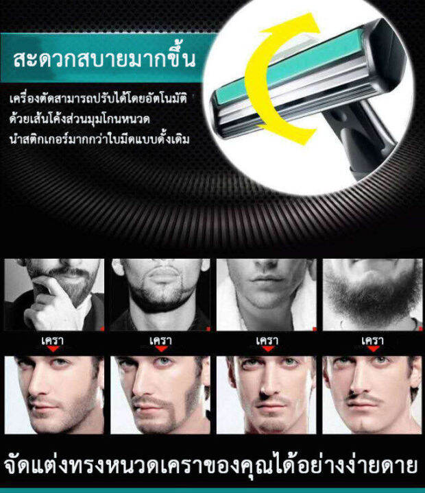 razor-blades-มีดโกนหนวดแบบแมนนวล-48-ใบมีดโกนแบบเก่าใบมีดสแตนเลสสองชั้นราคาขายรวมตลับโกนหนวด-1-ใบ-ใบมีด-48-ใบ-ครีมโกน