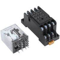 2X DC 24V Coil Volt 4PDT 14 Pin Terminal Electromagnetic Relay HH54P