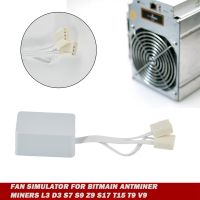 [COD] bitmain antminer Fan Simulator สำหรับ D3 S7 S9 Z9 L3 T9 V9 miners, ลวด silayer สีขาว, การควบคุมความเร็วอัตโนมัติ