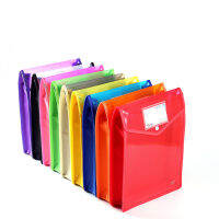 Office Storage Pouch Zipper File Bag Large Capacity File Folder Button Storage Bag Portable Document Pouch