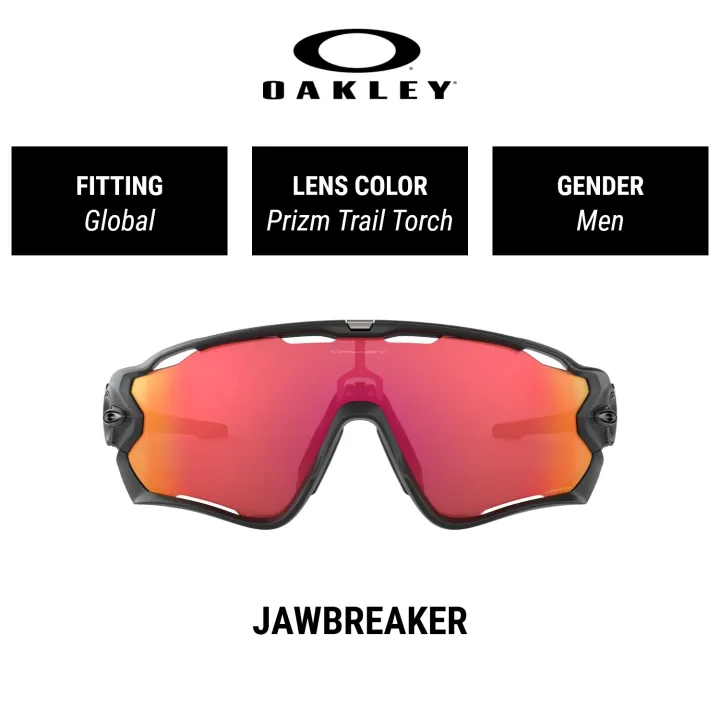 Oakley JAWBREAKER | OO9290 929048 | Men Global Fitting | PRIZM Sunglasses |  Size 31mm | Lazada Singapore