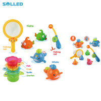 8pcs/12pcs Bath Toys Fishing Games For Baby Cute Wind-up Animal Bathtub Toys For Boys Girls Birthday Gifts