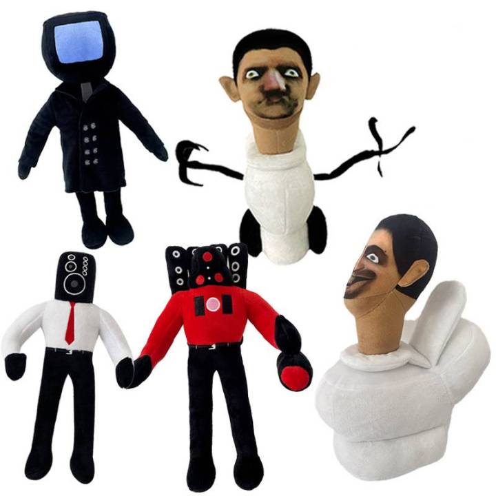 Skibidi Toilet Plush Dolls Tv Man Audio Man Camera Man Stuffed Toys For