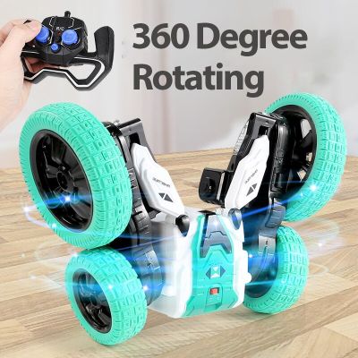 4WD RC Car Drift Stunt Car 360 Degree Rotating Remote Control Car Double Sided Flips Vehicles Racing Car Children Toy Kids Toys