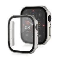 Life Frosted 2 In 1 PC กรอบ + ชุดเคสสำหรับ Apple Watch ป้องกันกระจกเทมเปอร์8/7 41Mm