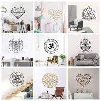 [24 Home Accessories] สติ๊กเกอร์ติดผนังลายเรขาคณิตสไตล์นอร์ดิกสำหรับตกแต่งห้องนอนสติ๊กเกอร์ตกแต่งห้องเนอสเซอรี่สติ๊กเกอร์ติดผนังภาพจิตรกรรมฝาผนัง