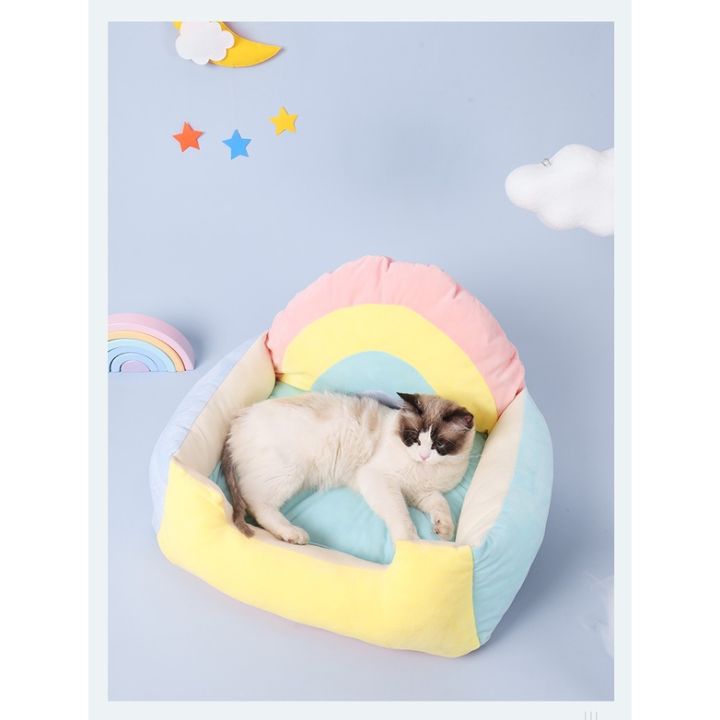 eisho-ที่นอนสัตว์เลี้ยง-ที่นอนแมว-ที่นอนสุนัข-ที่นอนหมา-ที่นอนนุ่มนิ่ม-สีสวย-pets-bed