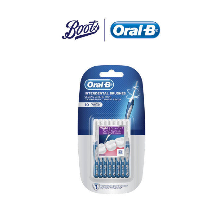 Oral-B Inter Dental Brush ออรัลบี อินเตอร์เดนทัลบรัช แปรงซอกฟัน สำหรับ ...