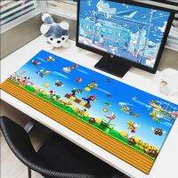 แผ่นรองเมาส์ขนาดใหญ่ แผ่นรองเมาส์ Marioes อะนิเมะ แผ่นรองยางรองพื้น Desktop Protector Game Cartoon Accessories