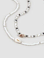 Cider 2pcs Shell Beaded Necklace