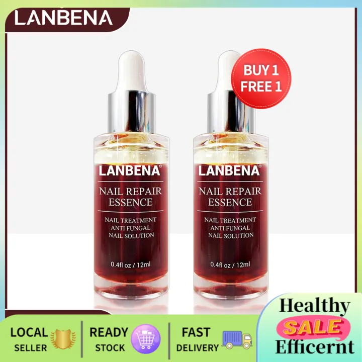 Local seller LANBENA 【Buy1 Free1】Nail Repair Essence Serum Fungal Nail
