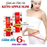 Giảm cân dấm táo Keto Apple Slim thái lan giảm mạnh hộp 30 viên