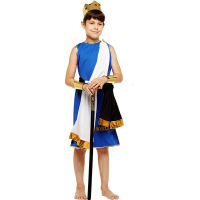 Carnival Party ชุดฮาโลวีนสำหรับ Little Boy King God Of Zeus เครื่องแต่งกายเด็ก Fantasy คอสเพลย์เสื้อผ้า Dress Together