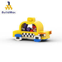 Buildmoc ตำนานจดหมายของเล่นเสริมสร้างสติปัญญาสำหรับเด็กประกอบบล็อกหน่วยบนล้อตำนานตัวอักษรแท็กซี่