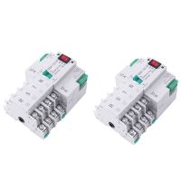 2X MCB Type Dual Power Automatic Transfer Switch 4P 100A ATS Circuit Breaker Electrical Switch