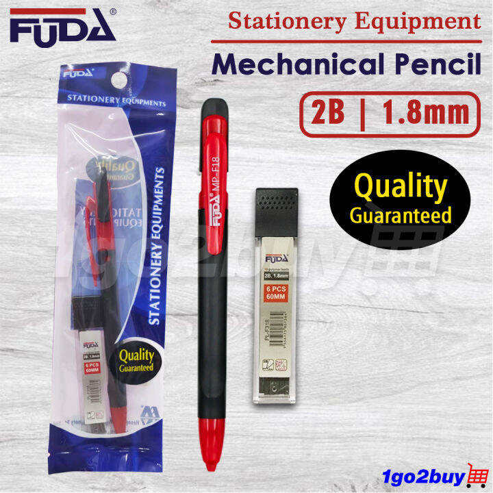 Fuda Mechanical Pencil Tulisan Jawi Calligraphy Khat Set 1.8mm MPF18 ( Free Pencil Lead ) Lazada