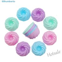 【Ready Stock】 ஐ E05 HUMBERTO 12pcs/set Silicone Swirl Pan Food Grade Whirlwind Spiral Muffin Cups Multipurpose Easy Release Silicone High Temperature Resistant Spiral Cake Mold Dessert Baking