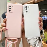 {OLI STUDIO}ใหม่เต็ม CoverColor สายคล้องเชือกเส้นเล็กกรณี Jellysoftprotective Tpu ปกหลัง