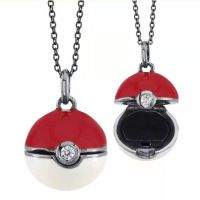 Pokemon kawaii elf ball anime figure cartoon necklace jewelry accessories childrens birthday Christmas gift decorative necklace