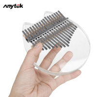 ANYTEK คาลิมบาคริสตัล17โทน,เปียโนนิ้วหัวแม่มืออะคริลิคโปร่งใสคีย์บอร์ดสำหรับผู้เริ่มต้นเล่นเปียโนนิ้วเครื่องดนตรี