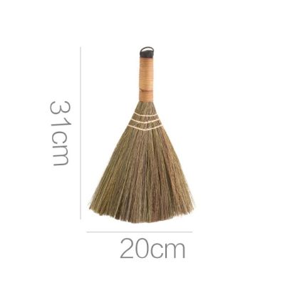 Manual Soft Fur Broom Japan Wooden Floor Sweeping Archaize Bamboo Branches Broom Hair Grass Handmade Household Cleaning Tools