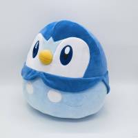 Squishmallow Pokemon Piplup Plush Dolls Gift For Kids Home Decor Penguin Stuffed Toys For Kids Throw Pillow