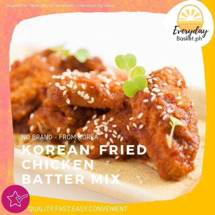 beauty [No Brand] Korean Chicken Fry Batter Mix 500g Famous Korea Fried
