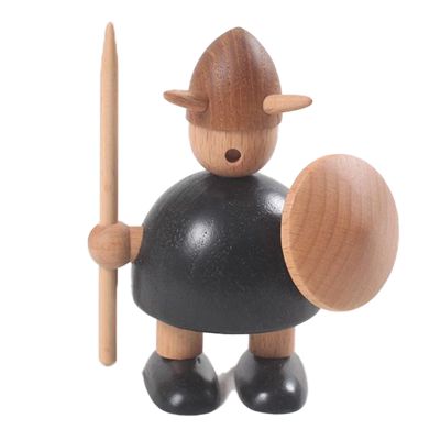 Wood Carving Vikings Vikings Household Decorations Solid Wood Decorations Interior Ornaments Creative Gifts