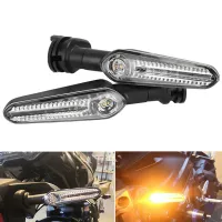 2PCS Motorcycle LED Turn Signal Light Waterproof Amber Flasher Indicator Blinker Rear Lights for Yamaha MT-07 TRACER 2016-2022